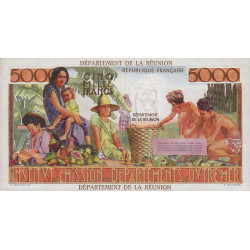 La Réunion - Pick 56b - 100 nouv. francs sur 5000 francs - Série Z.140 - 1971 - Etat : SUP+