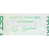 Croatie - Pick 37 - 5 kuna - Série AD - 07/03/2001 - Etat : TTB