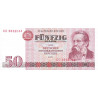 Allemagne RDA - Pick 30a - 50 mark der DDR - 1971 (1973) - Série CD - Etat : TTB+