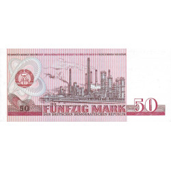 Allemagne RDA - Pick 30a - 50 mark der DDR - 1971 (1973) - Série CD - Etat : TTB+