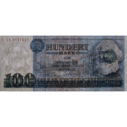 Allemagne RDA - Pick 31b - 100 mark der DDR - 1975 (1986) - Série CE - Etat : NEUF