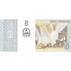 Angola - Pick 151A - 5 kwanzas - Série YA - 10/2012 - Etat : NEUF