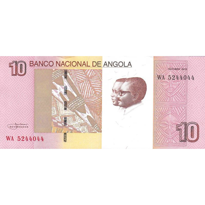 Angola - Pick 151B - 10 kwanzas - Série WA - 10/2012 - Etat : NEUF