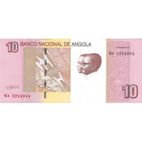 Angola - Pick 151B - 10 kwanzas - Série WA - 10/2012 - Etat : NEUF