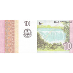 Angola - Pick 151B - 10 kwanzas - Série WA - 10/2012 - Etat : NEUF