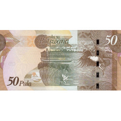 Botswana - Pick 32c - 50 pula - Série AE - 2014 - Etat : NEUF