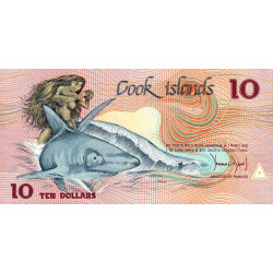 Cook (îles) - Pick 4 - 10 dollars - Série BAU - 1987 - Etat : NEUF