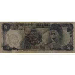Caimans (îles) - Pick 5a - 1 dollar  - Série A/3 - 1974 (1981) - Etat : NEUF
