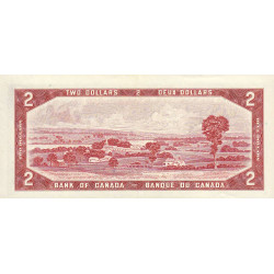 Canada - Pick 76d - 2 dollars - Série T/G - 1954 (1973) - Etat : SUP+