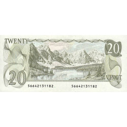 Canada - Pick 93c_2 - 20 dollars - Série 566 - 1979 (1988) - Etat : SUP+