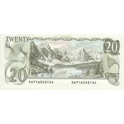 Canada - Pick 93c_2 - 20 dollars - Série 567 - 1979 (1988) - Etat : NEUF