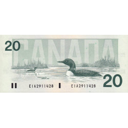 Canada - Pick 97a_2 - 20 dollars - Série EIA - 1991 - Etat : NEUF