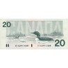 Canada - Pick 97a_2 - 20 dollars - Série EIA - 1991 - Etat : NEUF