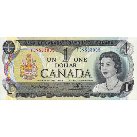 Canada - Pick 85a_2 - 1 dollar - Série FC - 1973 (1974) - Etat : NEUF