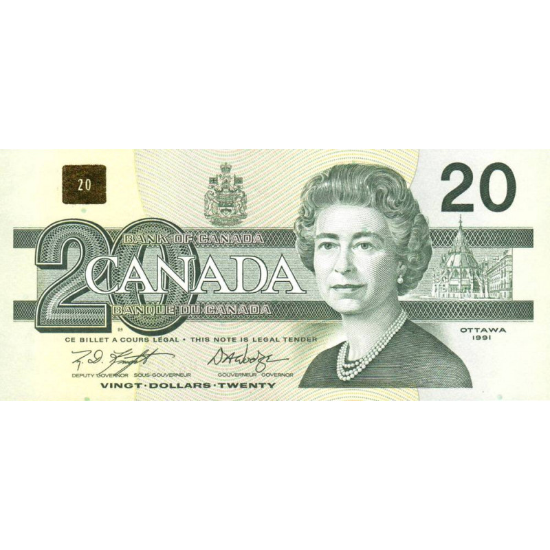 Canada - Pick 97d_1 - 20 dollars - Série AWO - 1994 - Etat : SPL