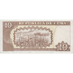 Cuba - Pick 117d - 10 pesos - Série DD-33 - 2001 - Etat : SUP