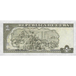 Cuba - Pick 121c - 1 peso - Série GD-53- 2003 - Etat : NEUF