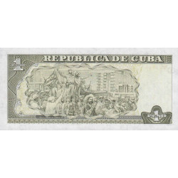 Cuba - Pick 121e - 1 peso - Série GF-11 - 2005 - Etat : NEUF