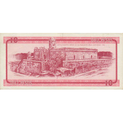 Cuba - Pick FX 4 - 10 pesos - Emission A - Série AD - 1985 - Etat : TTB+