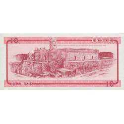 Cuba - Pick FX 4 - 10 pesos - Emission A - Série CD - 1985 - Etat : NEUF