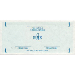 Cuba - Pick FX 11 - 1 peso - Emission C - Série FH - 1987 - Etat : NEUF