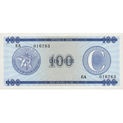Cuba - Pick FX 25 - 100 pesos - Emission C - Série EA - 1991 - Etat : NEUF