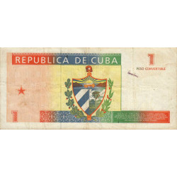 Cuba - Pick FX 37 - 1 peso - Série AA 03 - 1994 - Etat : TB
