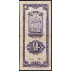 Chine - Central Bank of China - Pick 329_2 - 50 customs gold units - 1930 - Etat : TB+