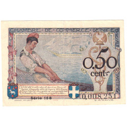Nice - Pirot 91-09 - 50 centimes - Série 158 - 30/04/1920 - Etat : TTB