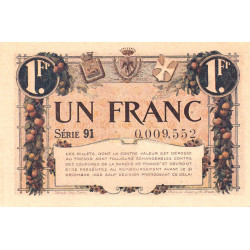 Nice - Pirot 91-11 - 1 franc - Série 91 - 30/04/1920 - Etat : pr.NEUF