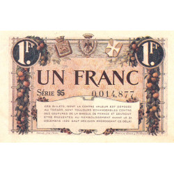 Nice - Pirot 91-11 - 1 franc - Série 95 - 30/04/1920 - Etat : SPL