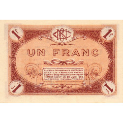 Nevers - Pirot 90-19 - 1 franc - 4e série - 01/07/1920 - Etat : NEUF