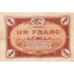 Nevers - Pirot 90-19 - 1 franc - 4e série - 01/07/1920 - Etat : TB
