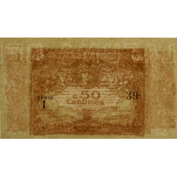 Nîmes - Pirot 92-12 variété - 50 centimes - Série 1 - 04/06/1915  - Emission 1917-1922 - Petit numéro - Etat : NEUF