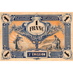 Niort - Deux-Sèvres - Pirot 93-11 - 1 franc - Série 12 - 13/11/1920 - Etat : TTB-