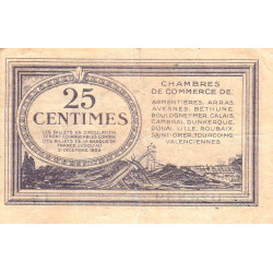 Nord et Pas-de-Calais - Pirot 94-3a - Série J2 - 25 centimes - Etat : TB