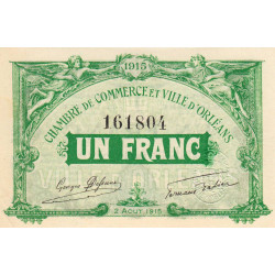 Orléans - Pirot 95-6 - 1 franc - 1915 - Etat : SUP+ à SPL