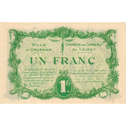 Orléans - Pirot 95-6 - 1 franc - 1915 - Etat : SPL