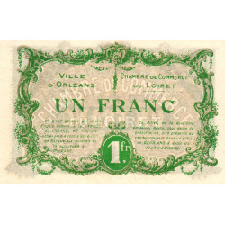 Orléans - Pirot 95-12 - 1 franc - 1916 - Etat : SUP+