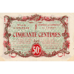 Orléans - Pirot 95-16 - 50 centimes - 1917 - Etat : SUP+