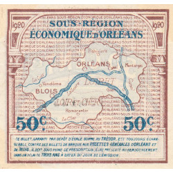 Orléans et Blois - Pirot 96-1 - 50 centimes - 01/06/1920 - Etat : SUP+