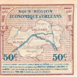 Orléans et Blois - Pirot 96-1 - 50 centimes - 01/06/1920 - Etat : SUP