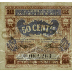 Orléans et Blois - Pirot 96-5 - 50 centimes - 15/05/1921 - 2me émission - Etat : SUP