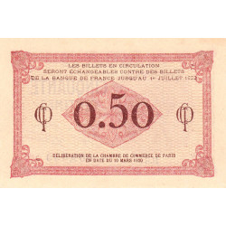 Paris - Pirot 97-10 - 50 centimes - Série B.6 - 10/03/1920 - Etat : NEUF