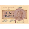 Paris - Pirot 97-23 - 1 franc - Série A17 - 10/03/1920 - Etat : TTB+