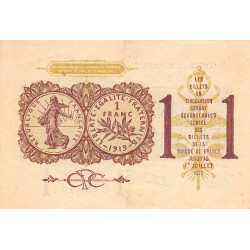 Paris - Pirot 97-23 - 1 franc - Série A17 - 10/03/1920 - Etat : TTB+
