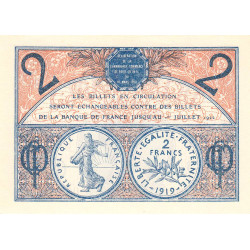 Paris - Pirot 97-28b - 2 francs - Série A.36 - 10/03/1920 - Etat : pr.NEUF