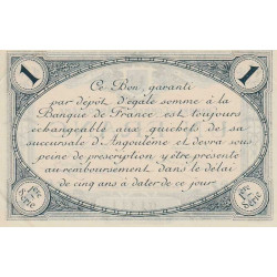 Angoulême - Pirot 9-3 - 1 franc - 1ère série - 15/01/1915 - Etat : SPL