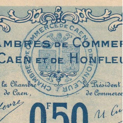 Caen & Honfleur - Pirot 34-4 - 50 centimes - Série 003 - 1915 - Etat : SPL