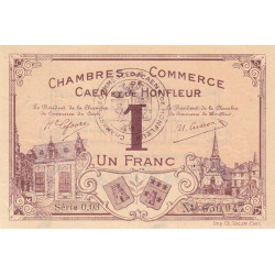 Caen & Honfleur - Pirot 34-6 - 1 franc - Série 003 - 1915 - Etat : TTB+